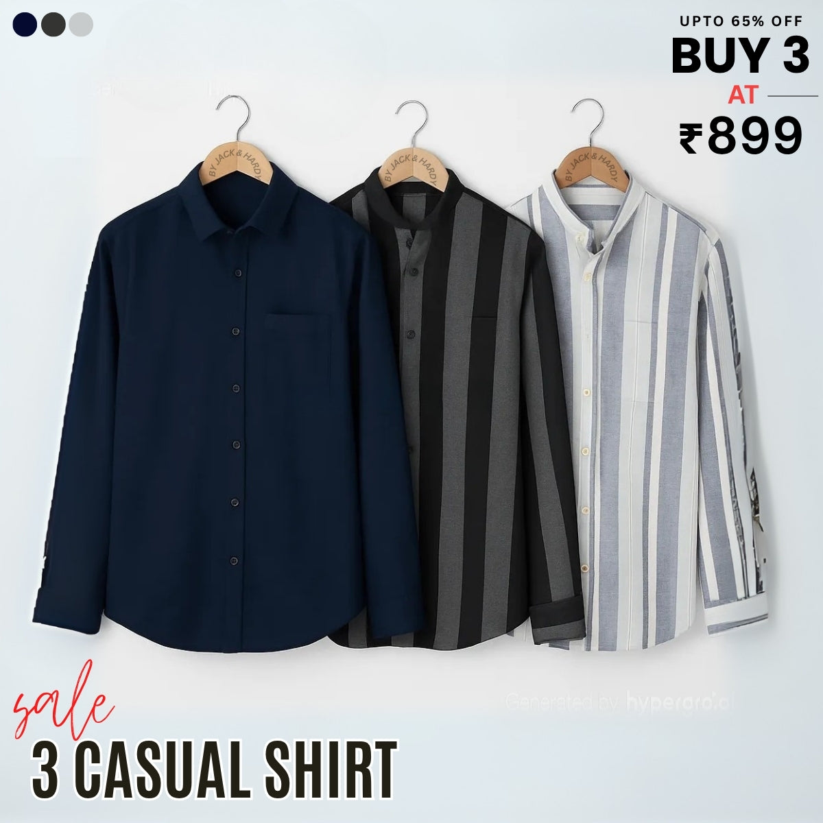 Stylish Branded Casual Shirts with Full Sleeves | CS-10