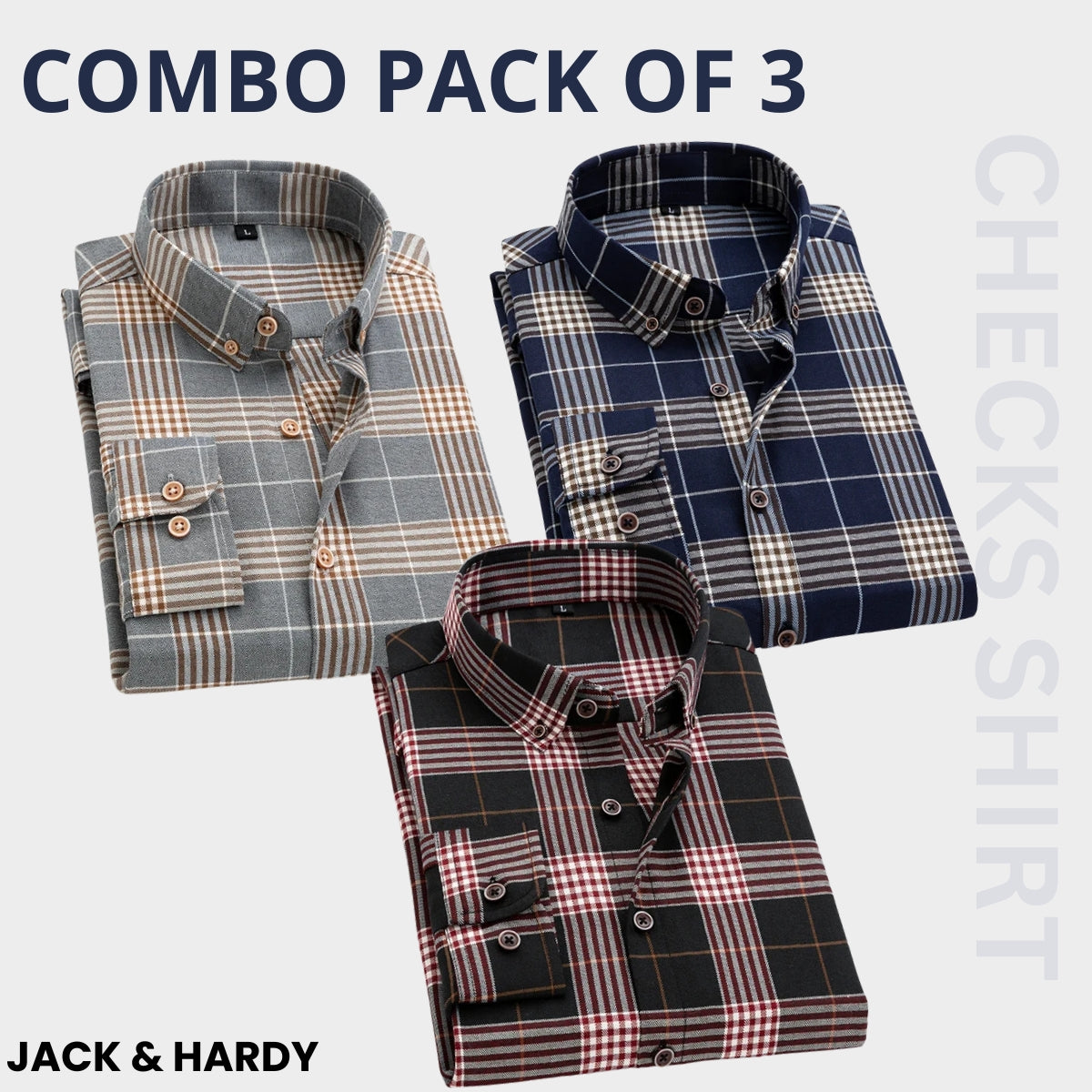 Premium Imported 100% High Quality Check Shirt | Full/Half Sleeve | With Pocket | (FS-101)