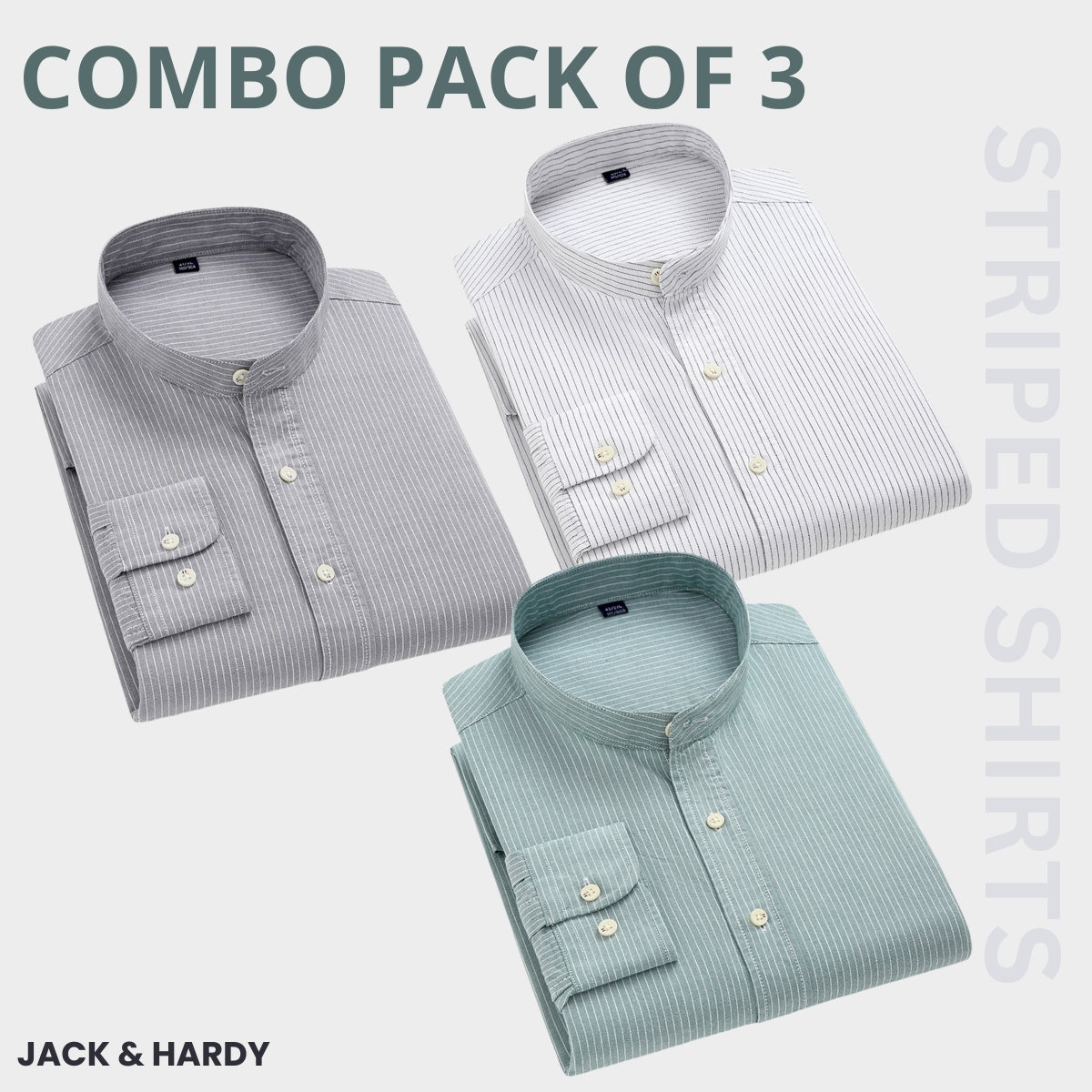 Premium Imported 100% High Quality Striped Shirt | Full/Half Sleeve | With Pocket | (FS-122)