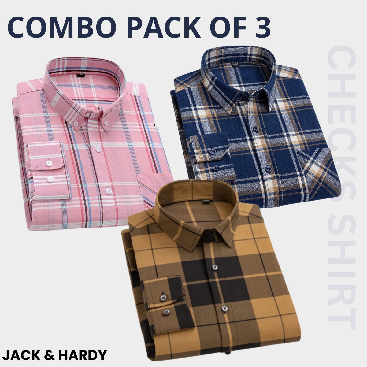 Premium Imported 100% High Quality Check Shirt | Full/Half Sleeve | With Pocket | (FS-103)