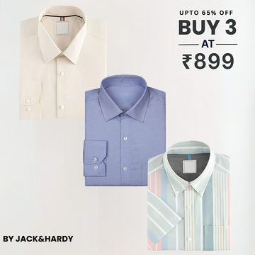 3 Pack Men’s Formal Shirt |Your Ultimate Workwear Upgrade | WC-06