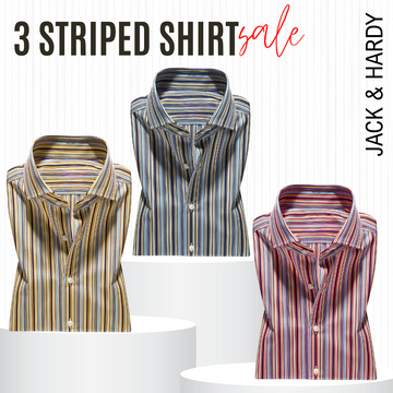 Classic Striped Shirt – Imported, 100% High Quality, Full/Half Sleeve with Pocket|SS-02