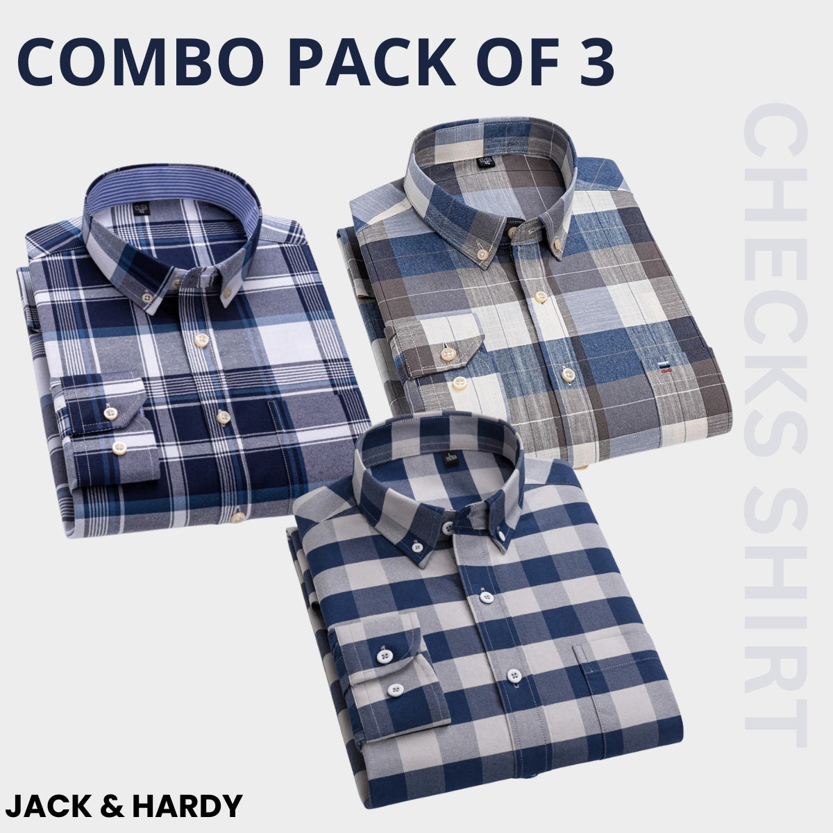 Premium Imported 100% High Quality Check Shirt | Full/Half Sleeve | With Pocket | (FS-152)