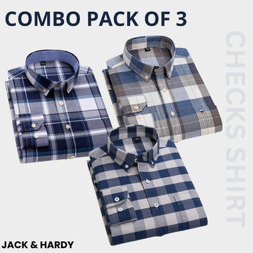 Premium Imported 100% High Quality Check Shirt | Full/Half Sleeve | With Pocket | (FS-152)