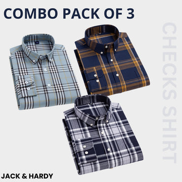 Premium Imported 100% High Quality Check Shirt | Full/Half Sleeve | With Pocket | (FS-153)