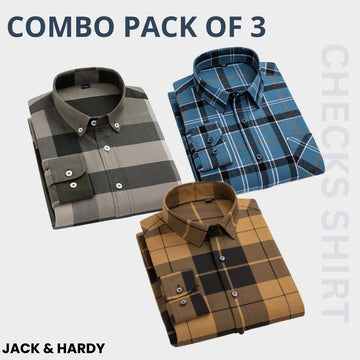 Premium Imported 100% High Quality Check Shirt | Full/Half Sleeve | With Pocket |(FS-155)