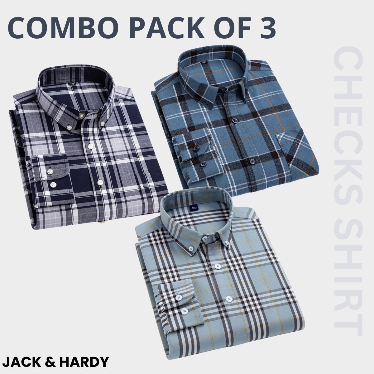 Premium Imported 100% High Quality Check Shirt | Full/Half Sleeve | With Pocket |(FS-156)