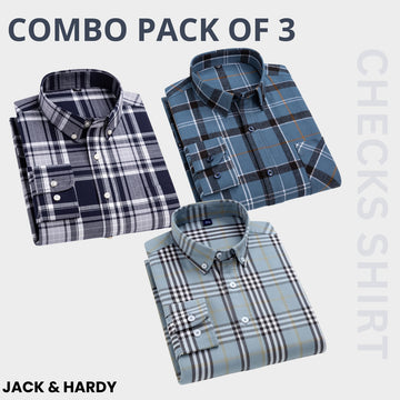 Premium Imported 100% High Quality Check Shirt | Full/Half Sleeve | With Pocket |(FS-156)