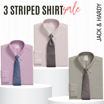 Classic Striped Shirt – Imported, 100% High Quality, Full/Half Sleeve with Pocket |SS-07