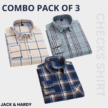 Premium Imported 100% High Quality Check Shirt | Full/Half Sleeve | With Pocket |(FS-157)
