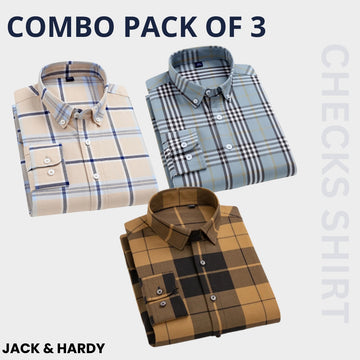 Premium Imported 100% High Quality Check Shirt | Full/Half Sleeve | With Pocket | (FS-158)