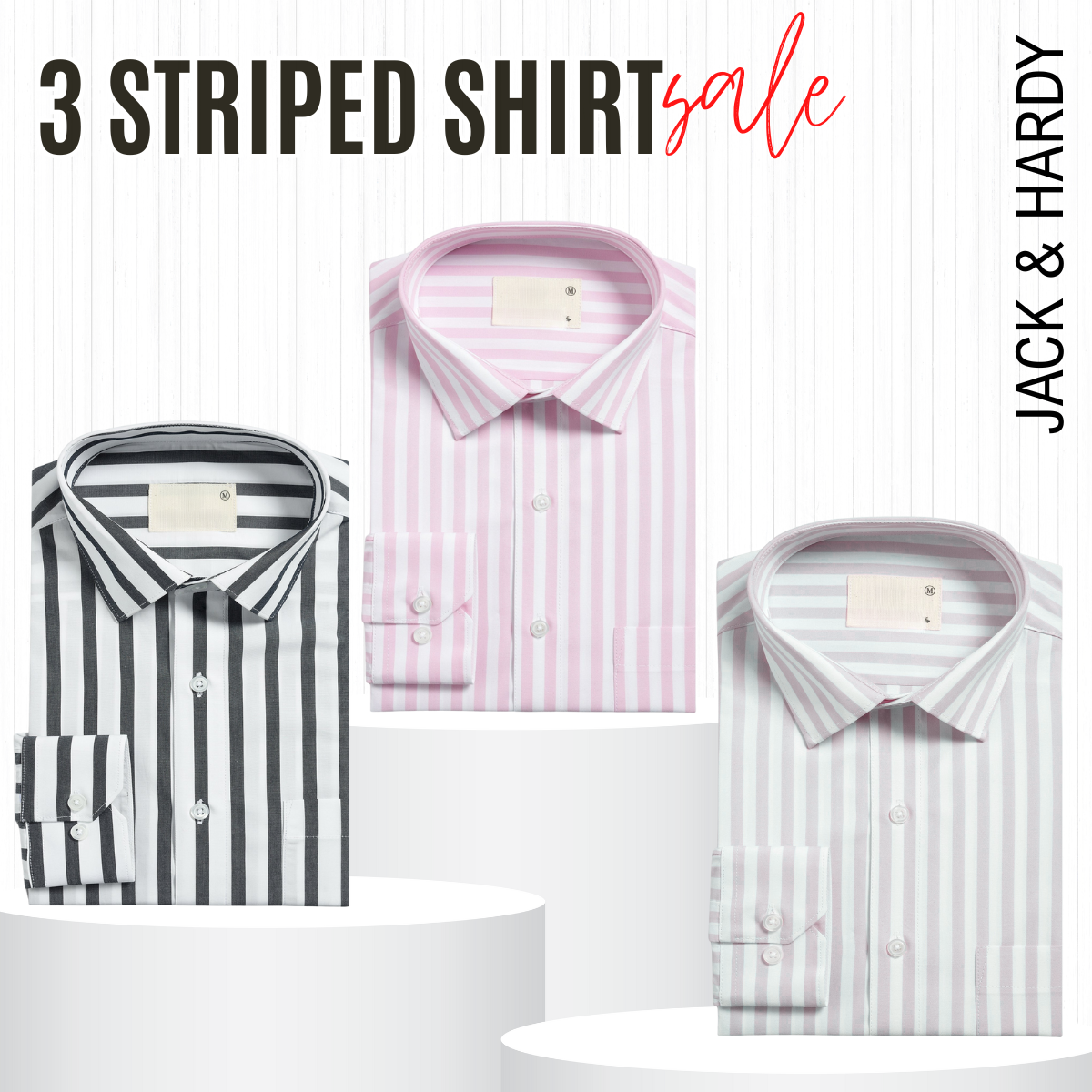 Classic Striped Shirt – Imported, 100% High Quality, Full/Half Sleeve with Pocket |SS-09